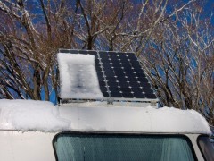 Snow on the panels - Doubling the output still only got me back to square one! - [Click for a Larger Image]